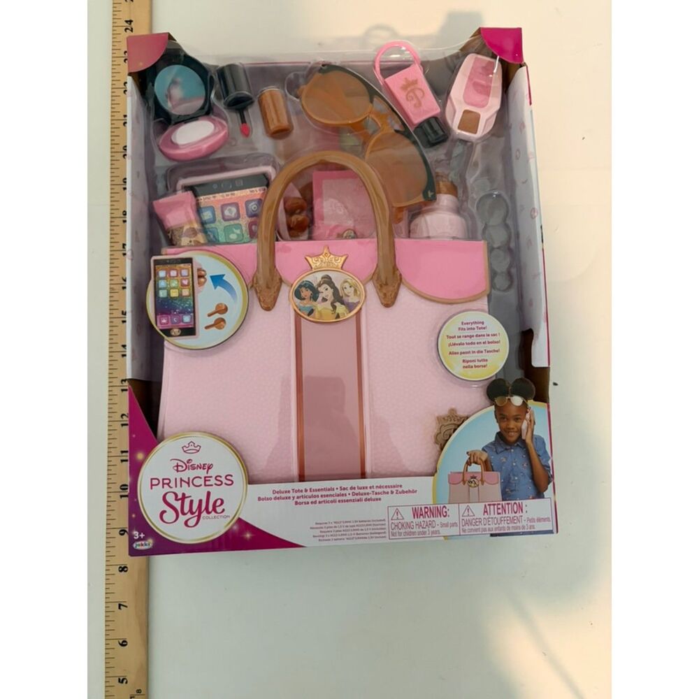 Disney Princess Style Collection Deluxe Tote Bag & Toy Purse Set (21pc)